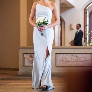 𝅺Amsale Sloan wedding bridesmaid dress plus size 20-22